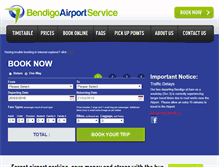 Tablet Screenshot of bendigoairportservice.com.au